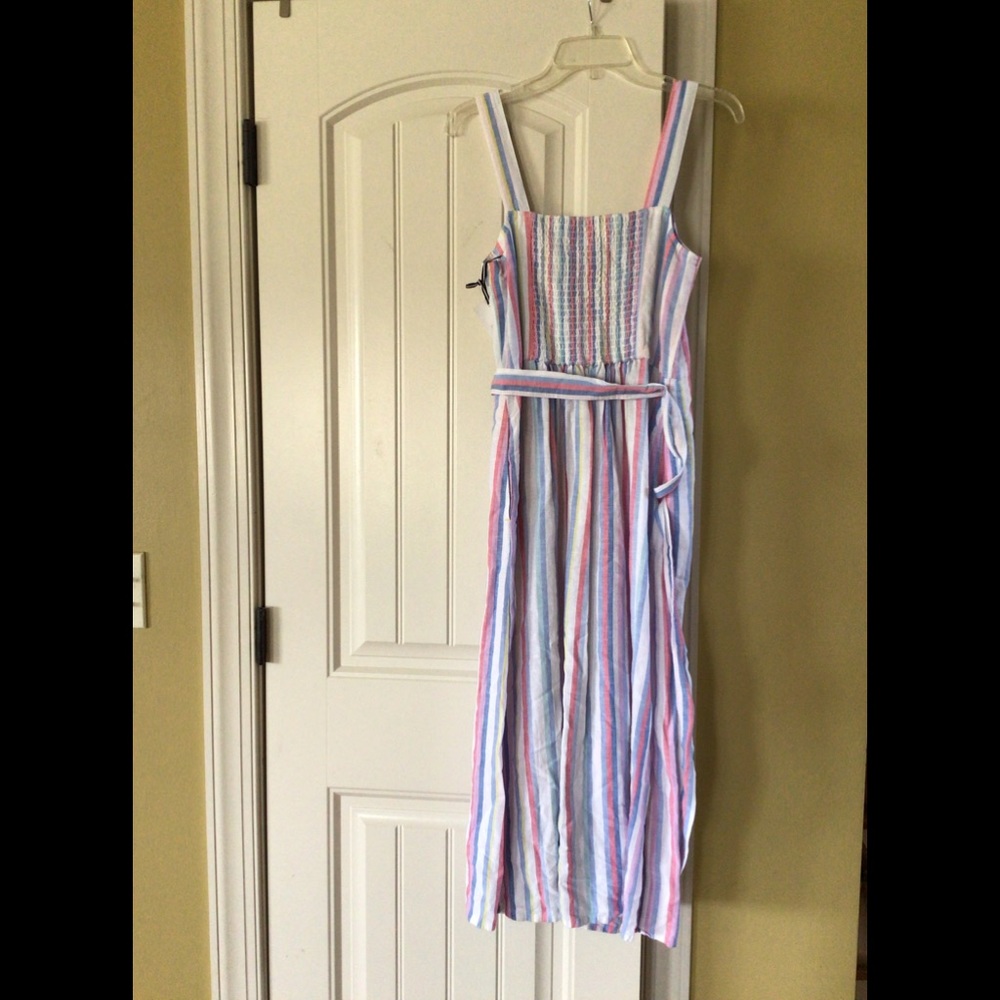 SALE🆕JOULES BUTTON FRONT LINEN BLEND SUNDRESS(Sz 6& 8) - Picture 7 of 12